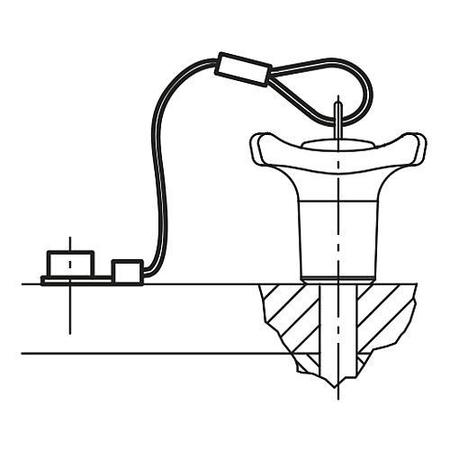 Kipp Pin Retaining Cables with eye K0367.0300